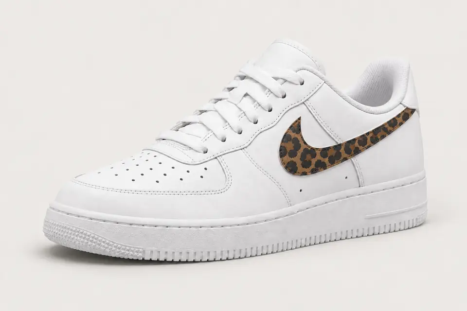Air Force 1 Animal coloris noir, vue de trois quarts